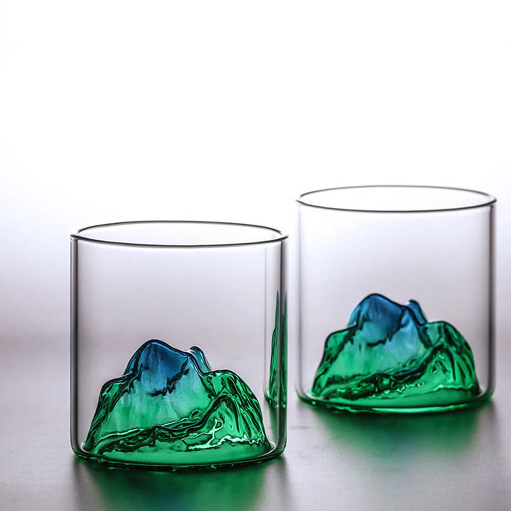 

200ML Whisky Glass Cocktail Wine Glass Creative Glacier Vodka Wine Cup Japanese Bar Whiskey Beer Glass Transparent Brandy Cup