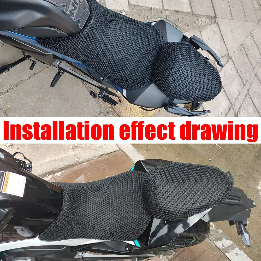 Mesh Seat Cover Protector Insulation Seat Cushion Cover For CFMOTO CF 650GT 650NK 400NK GT650 NK650 NK 650 400 NK GT Accessories