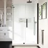 Corner Pivot Frameless Shower Door 60" in Oil Rubbed Bronze Shower Doors 1