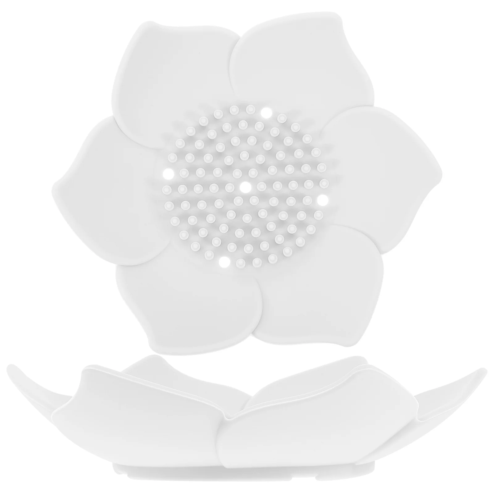

Shower Steamer Tray Lotus Flowers Soap Dish Silicone Soap Dish Small Self Draining Bar Soap Holder