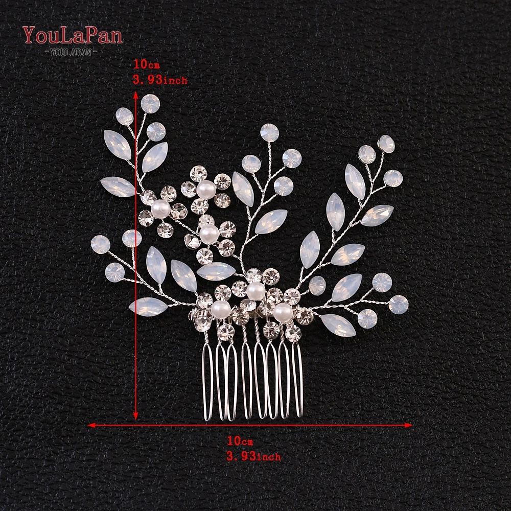 YouLaPan Bridal Wedding Accessories Protein Diamond Hair Accessories Fashionable Women's Haircomb Bridal Hair HP293