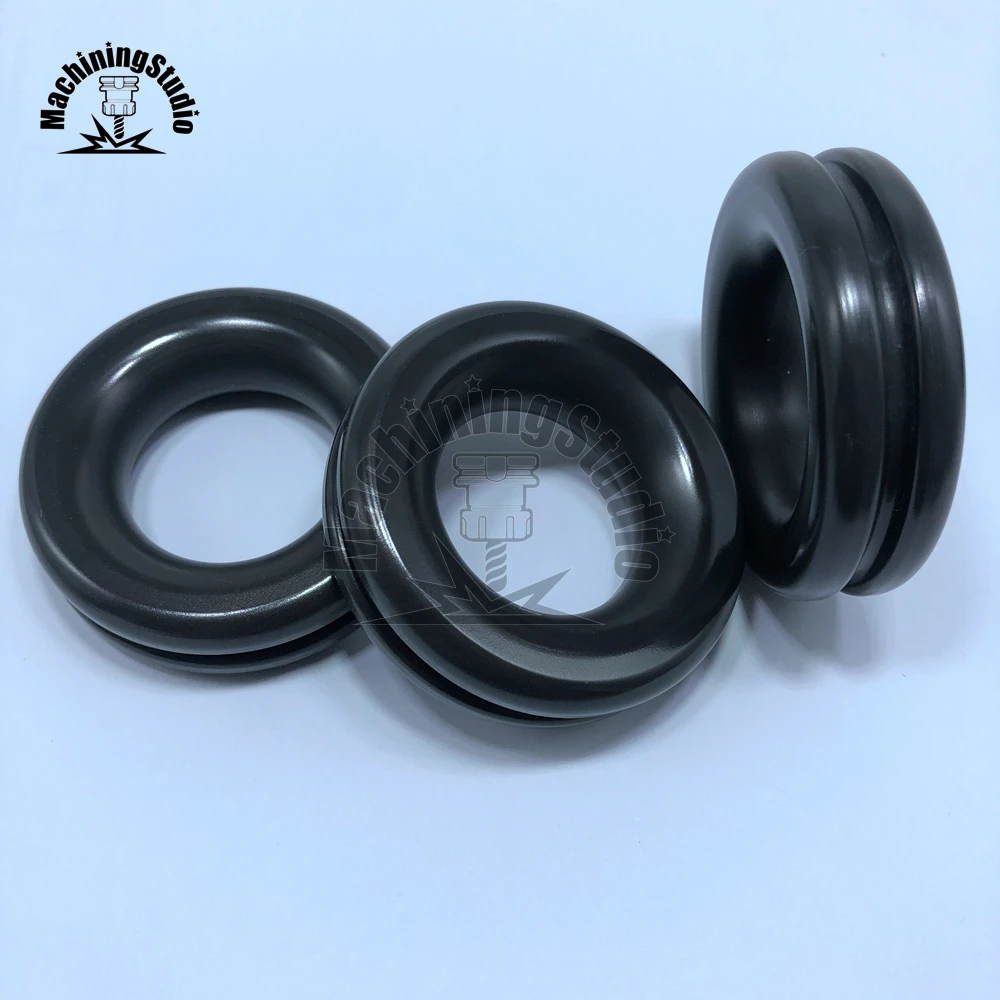 Solid Rings Pulley for Sailboat Sailing - Low Friction, Hard Anodized with PTFE Coating
