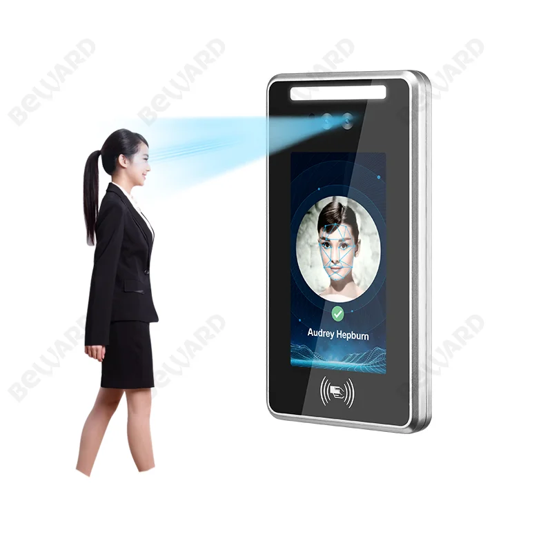 Shenzhen Manufacturer 7inch Screen Face Recognition Attendance Machine