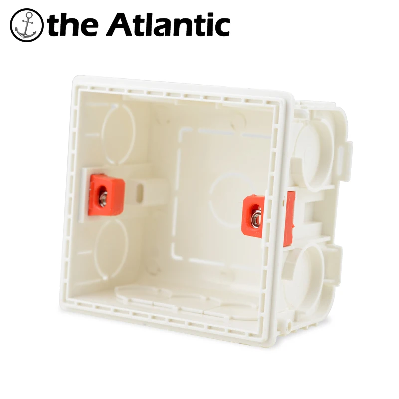 Wall Socket Box 86mm*86mm*50mm Recessed Junction Electrical Adjustable Plastic