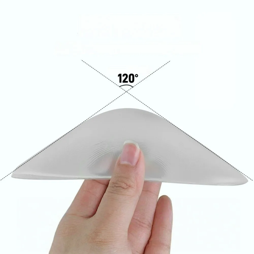 120g 남성용 3D 어깨 패드 탈부착 가능 자가 접착식 투명 어깨 패드 두꺼운 통기성 실리콘 어깨 보정 패드