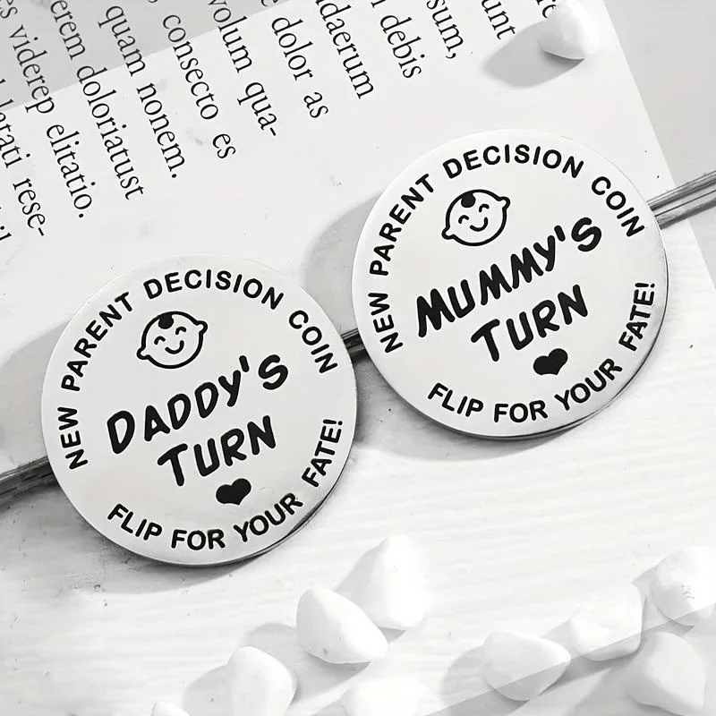 Double-Sided Funny Baby Gift Decision Coin 1pc