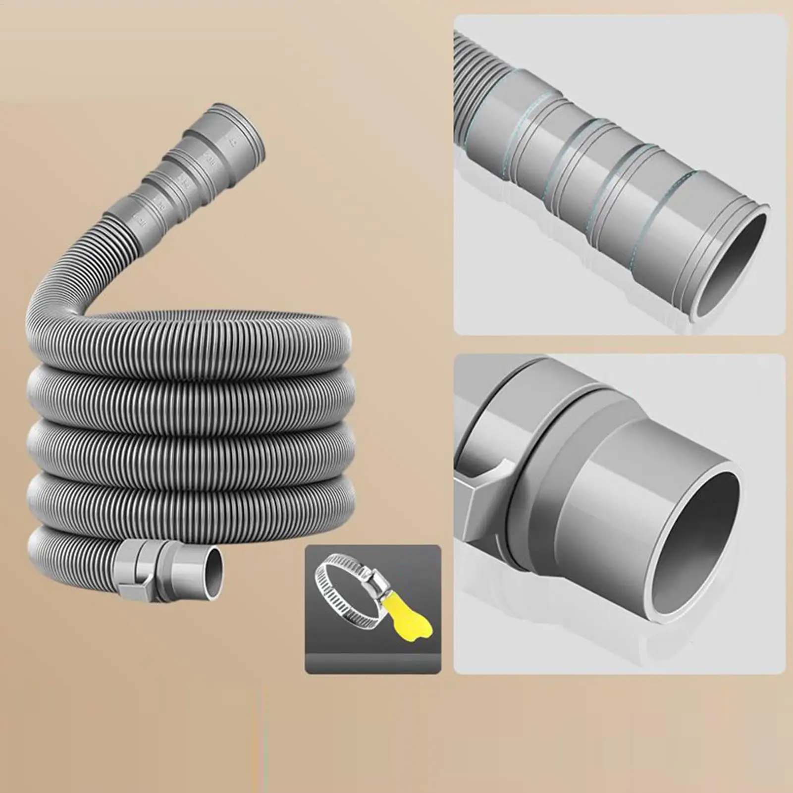 Rv Sewer Hose Kit Rv Sewage Pipe Adjustable Hose Foldable Pipe Applicable to 28mm-42mm diameter hose interface for RV Repair