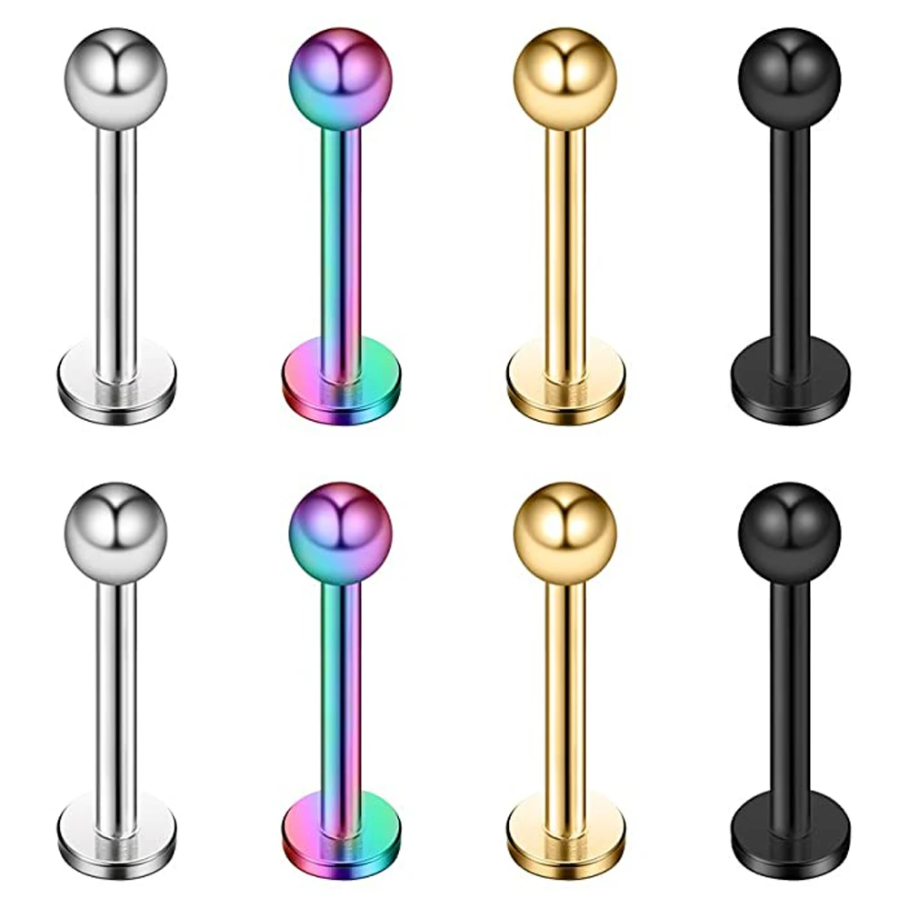 10 Pezzi Di Ricambio Per Ve In Acciaio Inossidabile Piercing Ball Lot Labret Sopracciglio Piercing Ball Bulk Piercing Accessori Per Gioielli Labret - Foto 3