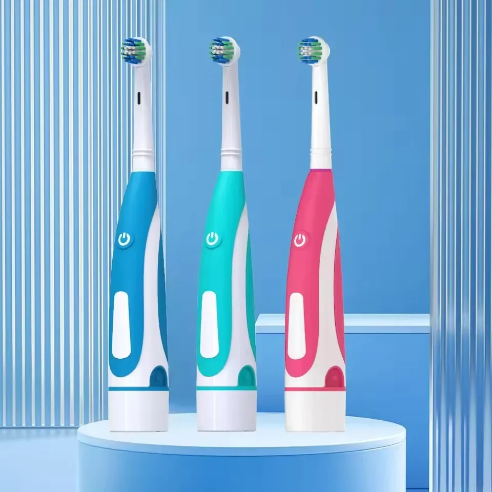 Sonic Vibrating Electric Toothbrush with Soft Bristle Heads and Gum Care