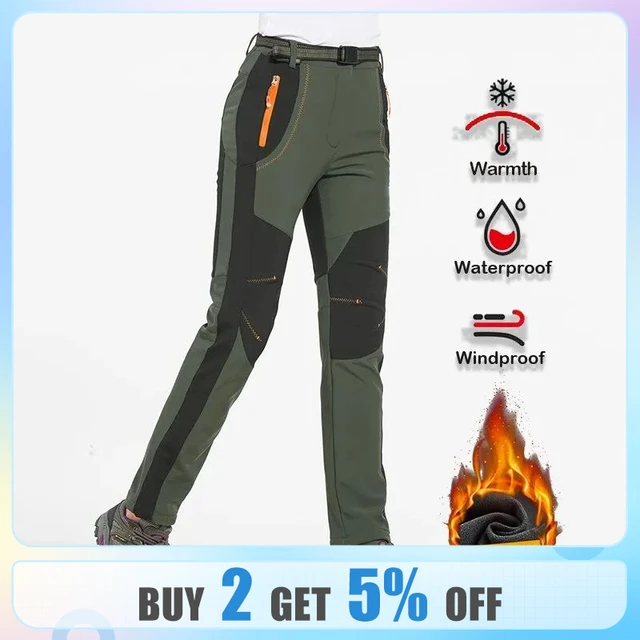 LNGXO-pantalones de senderismo para mujer, pantalón de secado rápido para  exteriores, Camping, escalada, Trekking, impermeable, montaña, Ripstop,  Verano