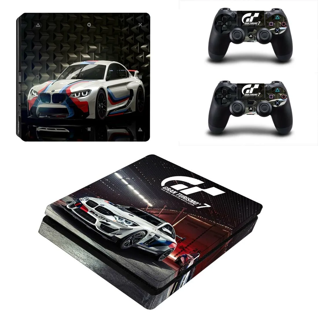Gran Turismo Gt Sport Ps4 Slim Skin Sticker Decalcomania Cover Protector Per Console E Controller Skin Vinyl