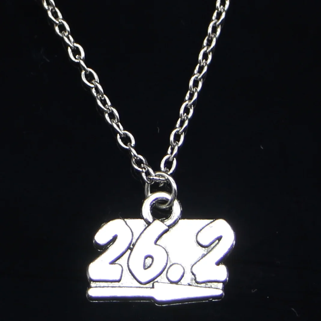 

20 шт. Новое модное ожерелье 20x15 мм 26,2 подвески для марафона Короткие Длинные женские и мужские ожерелья Подарочные ювелирные изделия Чокер