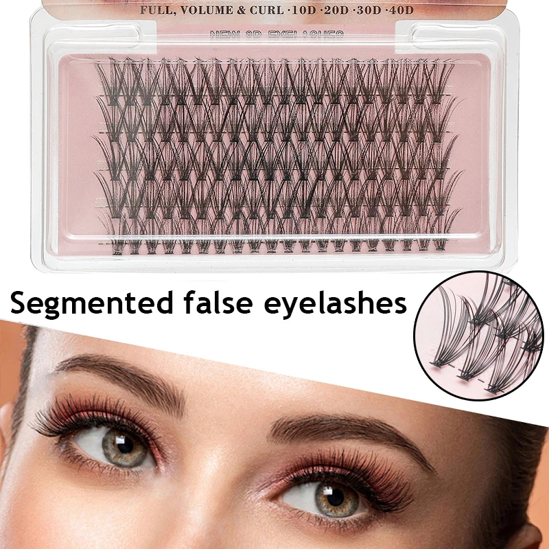 

100 Clusters Professional Makeup Individual Lashes False Eyelashes Lashes Grafting Long Nature DIY Eyelash Extension Eye Beauty