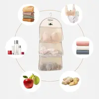 Multi-layer Storage Mesh Bag Save Space Wardrobe Hanging Socks Storage Bags Large Capacity Multi-function Dormitory Storage Tool 2