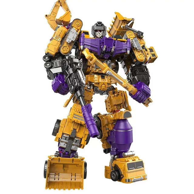 Transformation Devastator AOYI BMB Excavator Fit Toys Deformation Robot Edition Anime Action Figure Tank Model Toys For Kid Gift 1