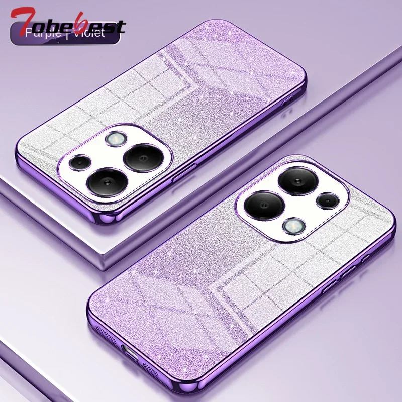 Soft Silicone Bling Glitter Plating Phone Case