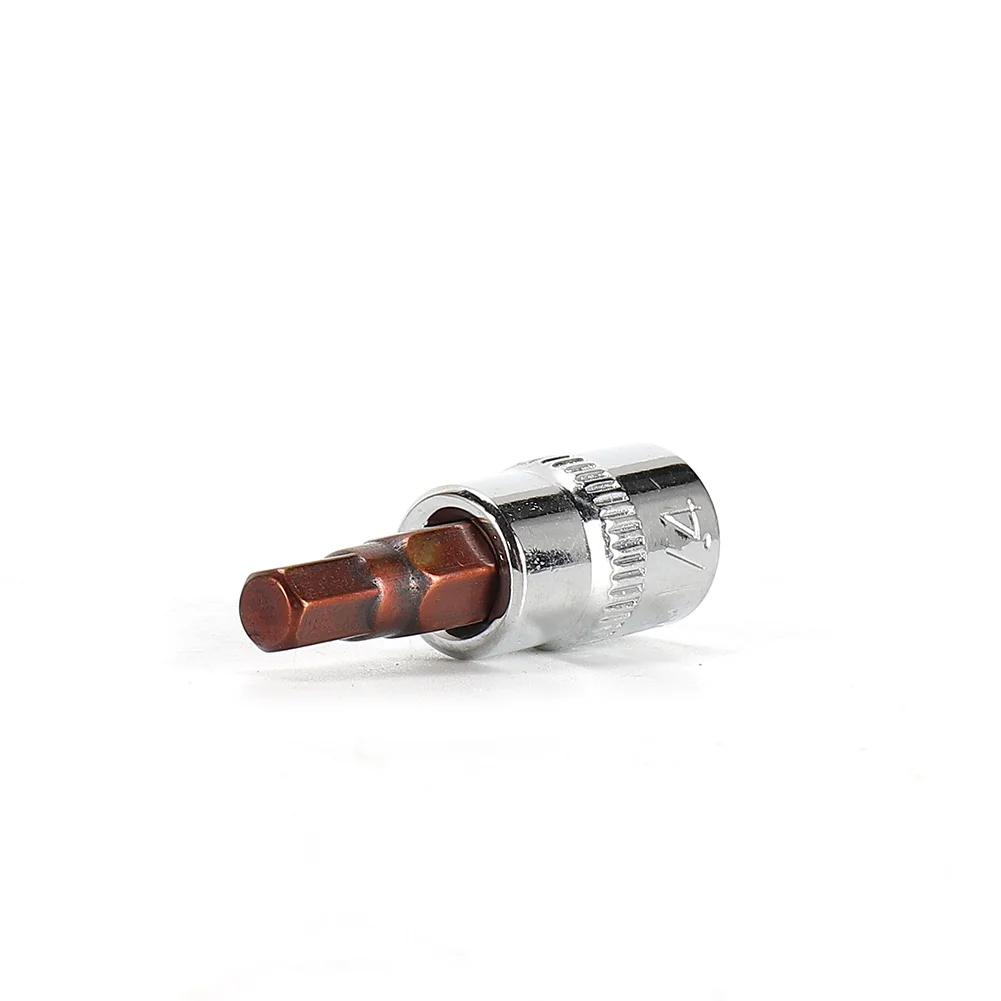 1Pc 1/4 Inch Drive Hex Socket Bit Set 3mm 4mm 5mm 6mm 7mm 8mm Screwdriver Bits For Inner Hex Socket Hand Tools H3 H4 H5 H6 H7 H8