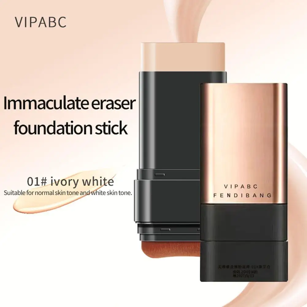 Eraser Foundation Stick Velvet Moist Light Concealer Liquid Foundation Long-lasting Makeup Face Beauty Makeup Cosmetics Face Concealer Face Concealer Pen Face Concealer Palette Color Concealer Concealer Cream Foundation Concealer Face Foundation