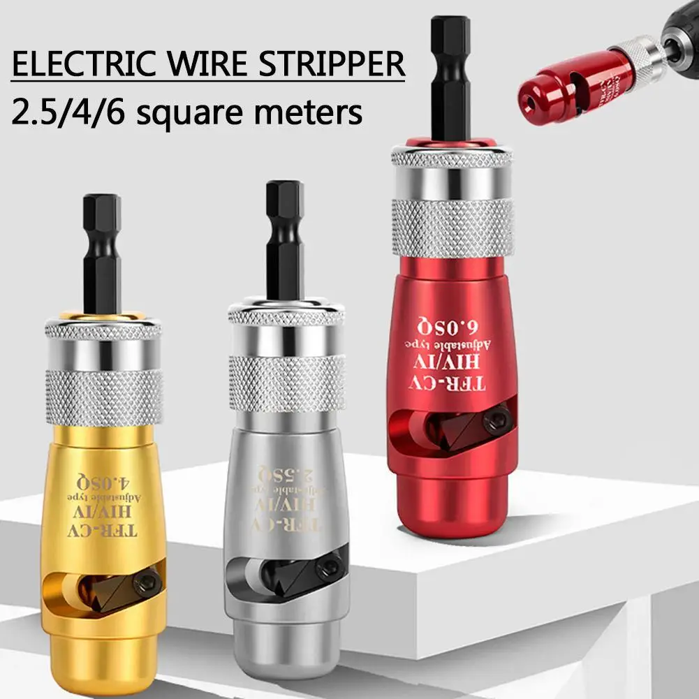 

Набор для зачистки проводов электрика, портативная ручная электродрель из алюминиевого сплава для быстрой зачистки проводов