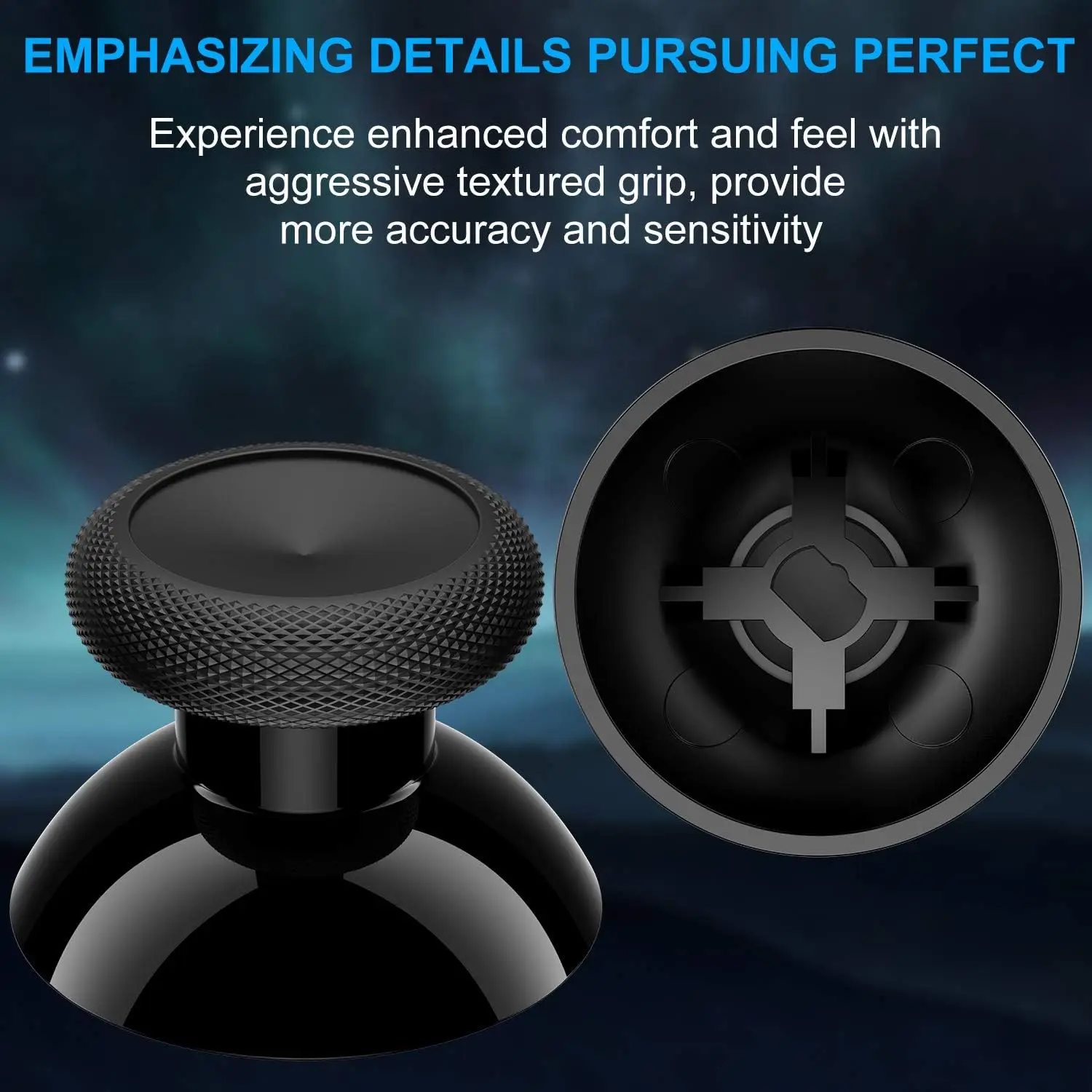 Silicone Analog Stick Caps Joystick Replacement Analog Joystick Caps Replacement Soft Joystick Thumb Stick Thumb Grip Cap for Xbox Xbox One Series X/S PS4 Controllers Joysticks Silicone Thumbstick