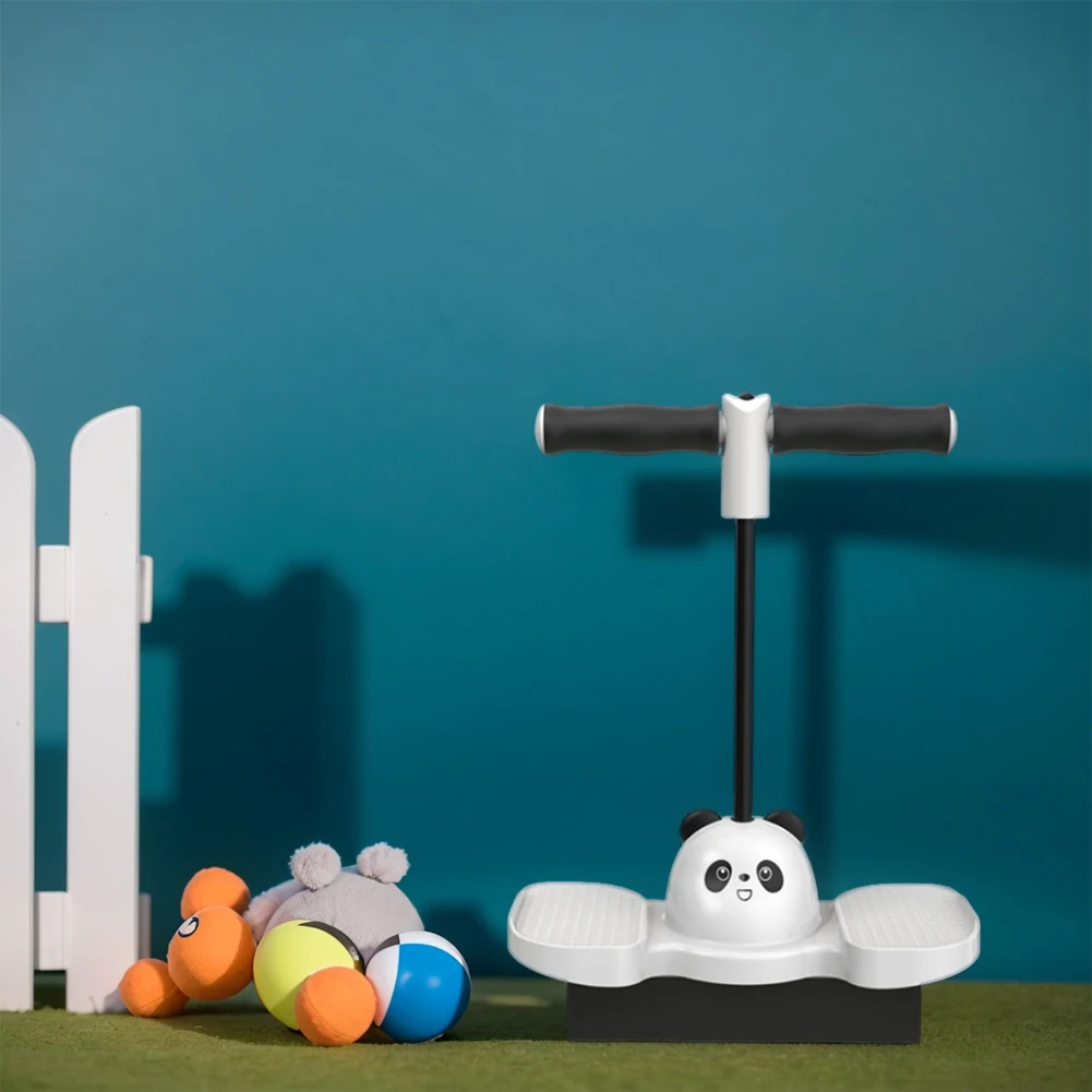Fitness Bouncing Ball with Handle Panda Jumping Ball Non Slip Child Grow Taller Balance Toy Help Grow Tall for Outdoor Play fitness ball