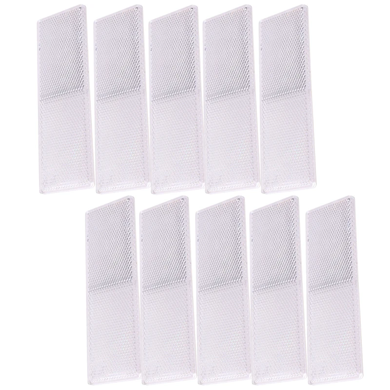 White rectangle reflective sticker for trailer marking