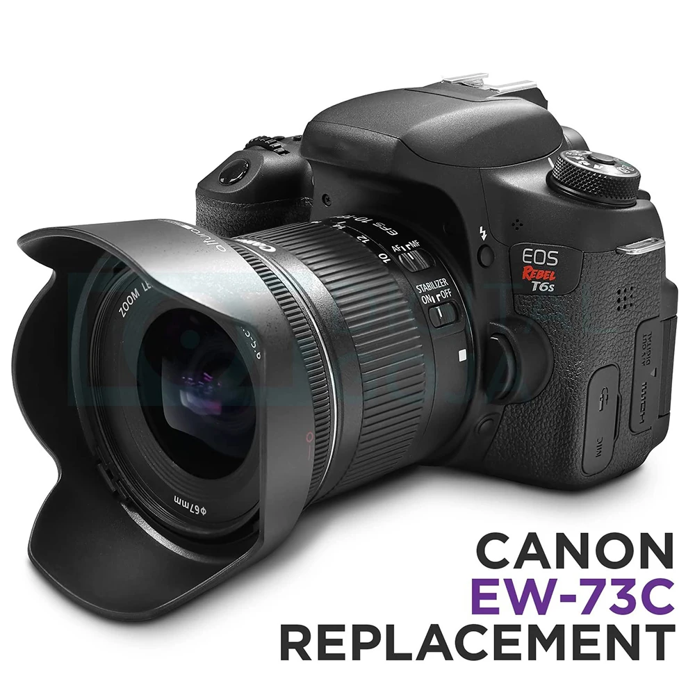 Paraluce Di Ricambio Ew-73C Per Canon Ef-S 10-18Mm F/4.5-5.6 Is Stm Lens