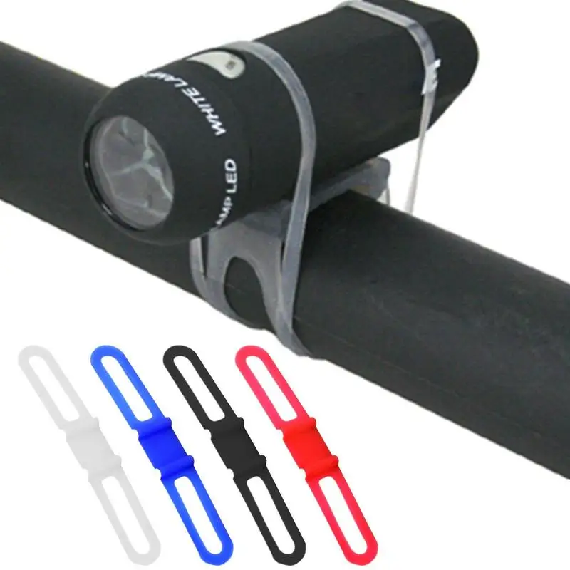 

3pcs Bike Handlebar Phone Fixing Tie Rope Bike Light Holder Silicone Strap Band Bycicle Torch Flashlight Bandages Speaker Mount