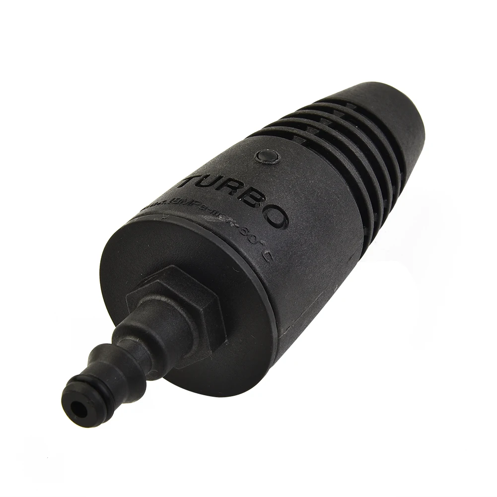 

Pressure Washer Nozzle Head Spray For Karcher LAVOR COMET VAX PA66+gF Black 130bar 45X4X3.5cm Rotating Durable