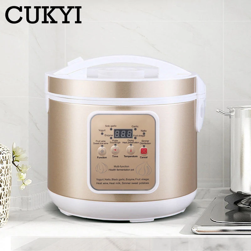 Intelligent Black Garlic Fermenter Automatic Microcomputer Control Enzyme zymolysis Yogurt Maker Power-off memory protection EU yogurt maker