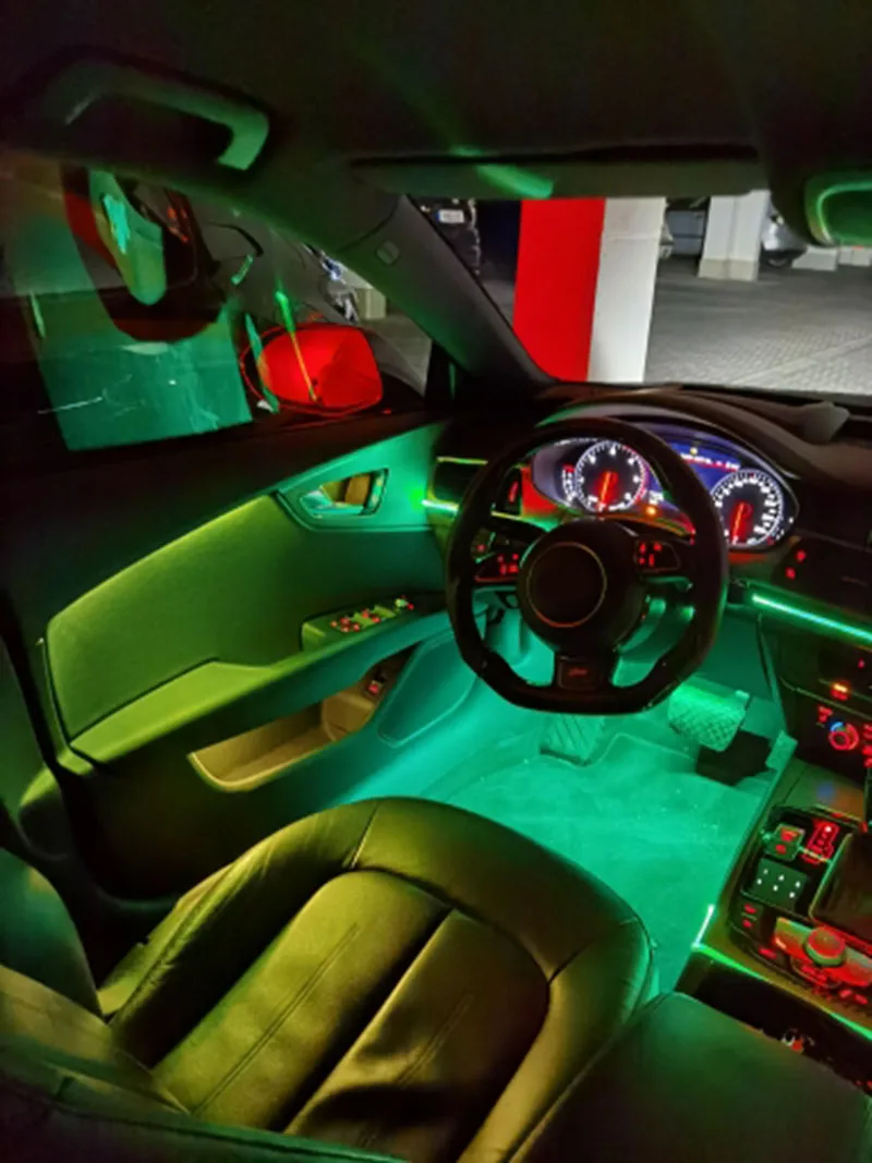 Full car LED ambient For Audi A6 C7 C7 PA A7 20122018 MMI control Interior ambient light door