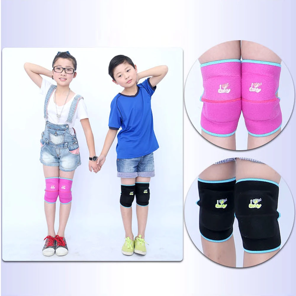 Knee Pad 1Pair Kids Soft Knee Pads for Gym Yoga Workout Training Football Volleyball Dance Skating Basketball Sports Protector Work Gear