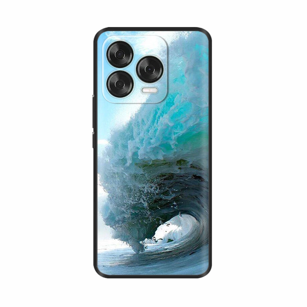 Luxury Black Silicone Back Cover - Elegant Design Case