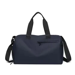Spacious Waterproof Oxford Fitness Travel Bag - Durable and Stylish (Blue)