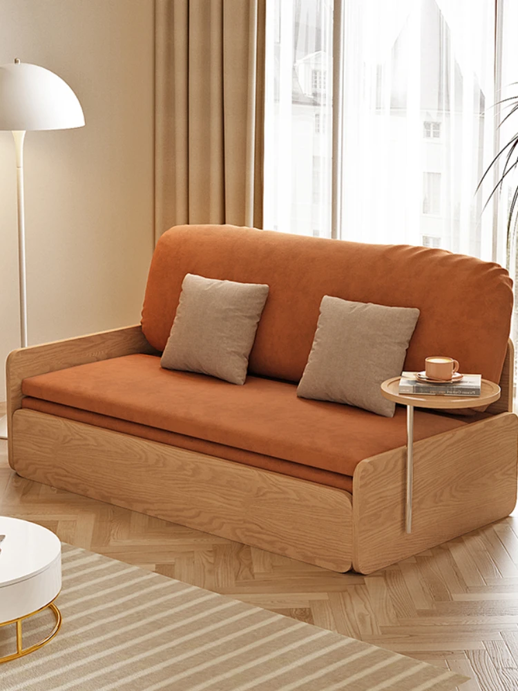 

Single Sofa Bed Foldable Dual-Purpose Diablement Fort Double Leisure Sofa Living Room Small Apartment