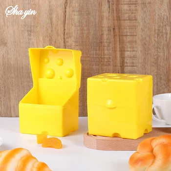 กล่องชีสแบบฝาพับ, Crisper ครัวในครัวเรือน, เนย, ชีส, กล่องเก็บของบรรจุภัณฑ์ชีส, กล่องอาหาร Crisper ตู้เย็น 1