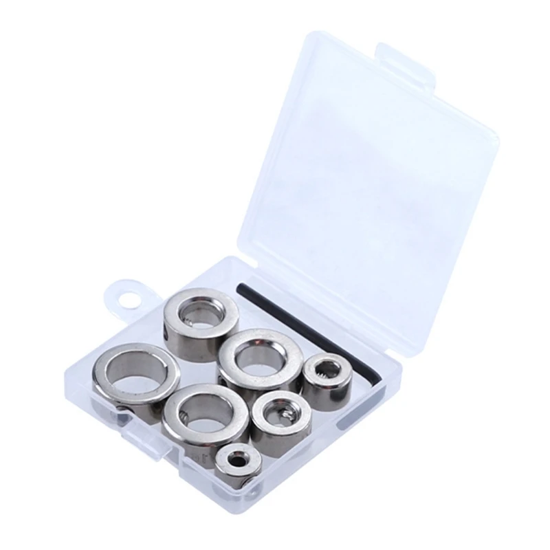 

Pack of 7 Woodworking Drill Limit Depth Stop Collars Ring Positioners Locators