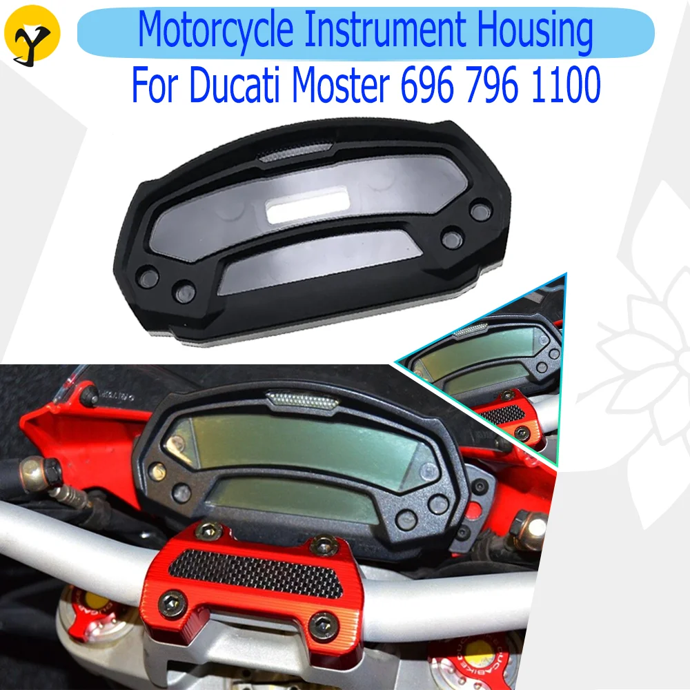 

For Ducati Monster 696 796 1100 Instrument Housing Protectors Cover LCD Screen Speedometer Motorbike Instrument Accessories