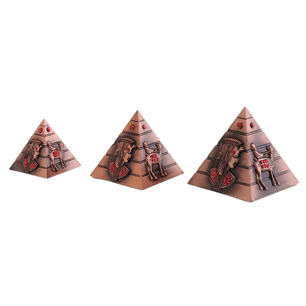 3 / Set of Egyptian Pyramids Architectural Souvenir Keepsake 3 / Set of Egyptian Pyramids Architectural Souvenir Keepsake