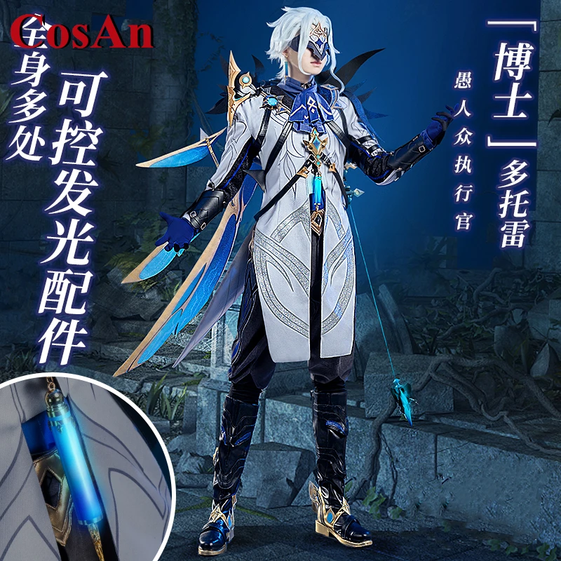 

CosAn New Game Genshin Impact Il Dottore Cosplay Costume Fatui Fashion Uniform Unisex Activity Party Role Play Clothing