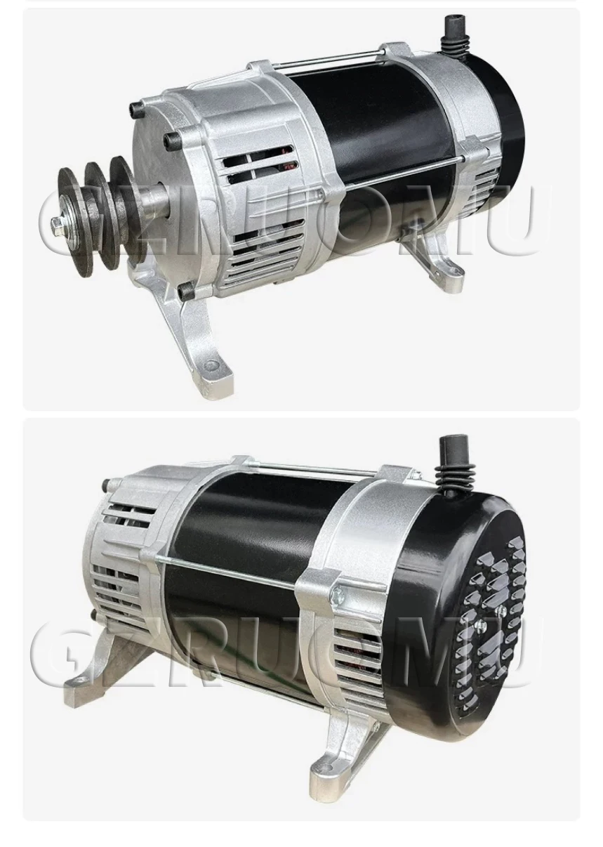 High Power 6KW/8KW Pulley Generator AC Voltage  All Copper Small Generator 220V