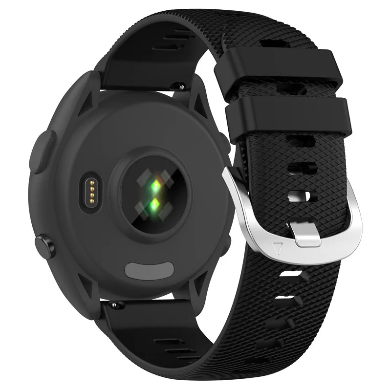 Breathable Silicone Sports Watch Strap - 20mm
