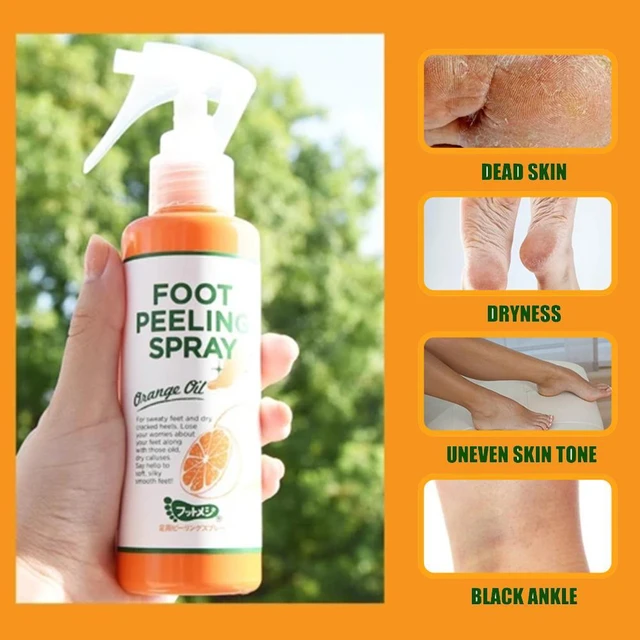 Hand And Foot Peeling Spray 60Ml Callus Dead Skin Removal Spray Foot Heel  Cracked Repair Exfoliating & Moisturizing for Dryness Hand Feet Care 60Ml