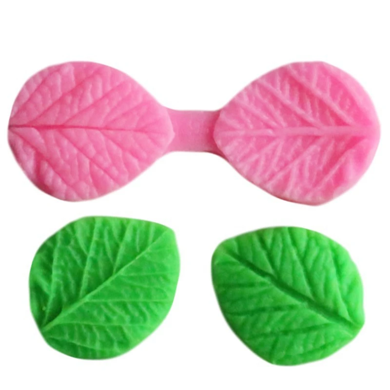 Fan Leaf Silicone Mold, 3D Pearl Fondant Mold And Palm Leaf