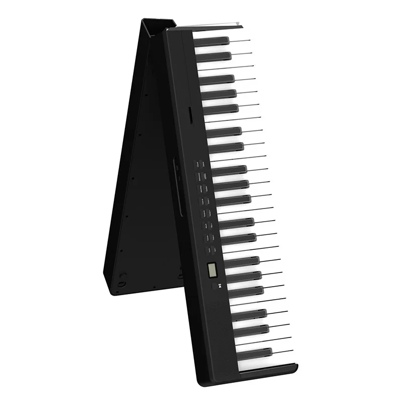 88 Key Foldable Electronic Piano Portable MIDI Keyboard Music For Practice Beginners With USB Bluetooth 128 Timbres Synthesizer