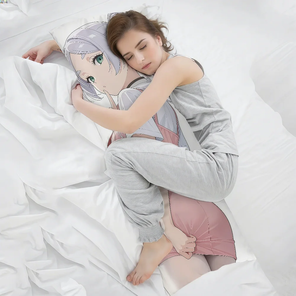 Sexy f-fFrieren japanisches Mädchen-Körper-Rechteck-Kissenbezug für Zuhause, Sofa, Wohnzimmer, 51 x 137 cm, Dakimakura-Hülle – Detail 9
