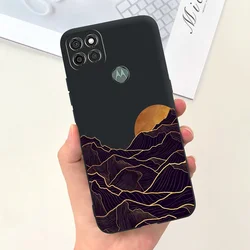 Floral Matte Silicone TPU Phone Case - Popular Flower Design, 6.8 Display for Moto G9 Power (Case-c65)