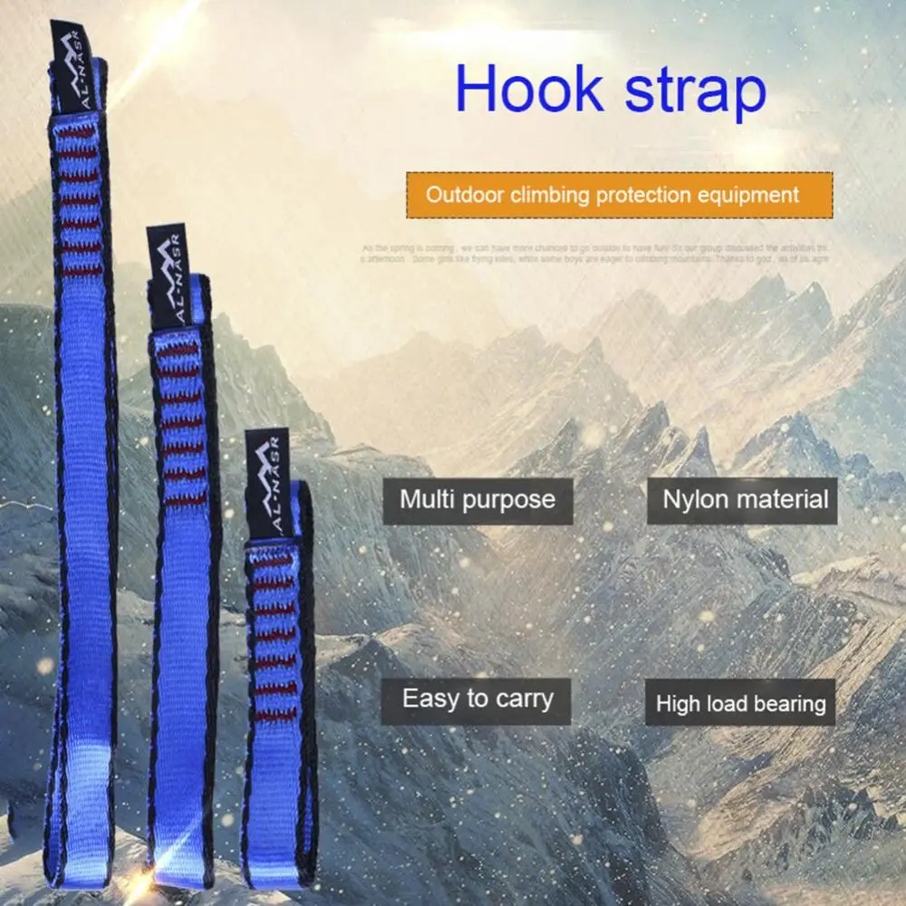 

22KN Outdoor Rock Climbing Hiking Nylon Bearing Strap Sling Reinforced Rope Belt Protective Supplies High Strength Wearable Belt