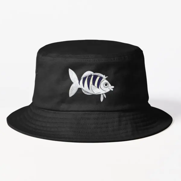 

Creepy Fish Bucket Hat Bucket Hat Solid Color Caps Mens Fishermen Fashion Spring Boys Cheapu Casual Women Outdoor Fish