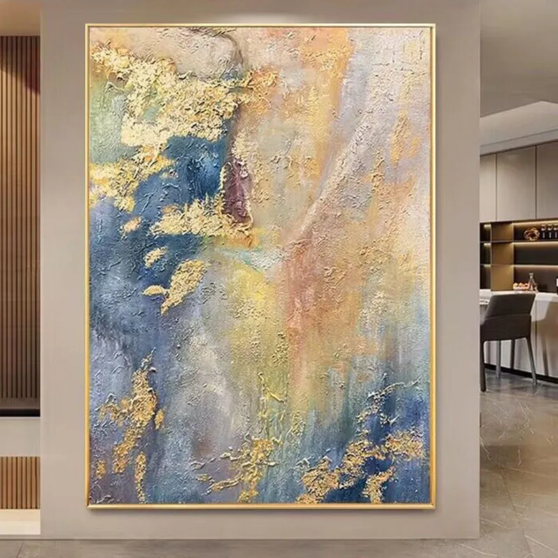 

Nordic Pure Hand Drawn Oil Painting Abstract Style Oil Painting Home Decoration For Bedroom Dining Room Living Room Sofa Mural